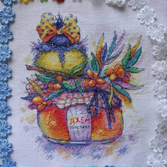 MP Studia Sunny Sea-Buckthorn Cross Stitch Kit {3}