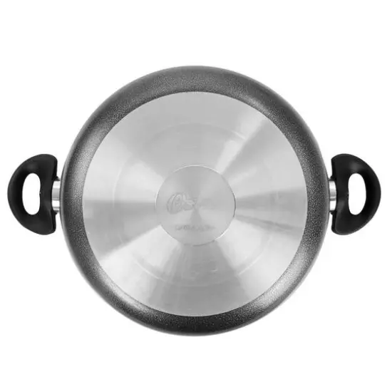 Oster Pallermo 5qt. Charcoal Aluminum Dutch Oven with Lid {4}