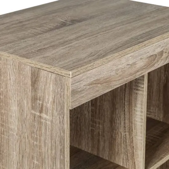 Honey Can Do Brown Stackable 6 Cube Shelf Organizer with Anti-Tip Hardware {6}