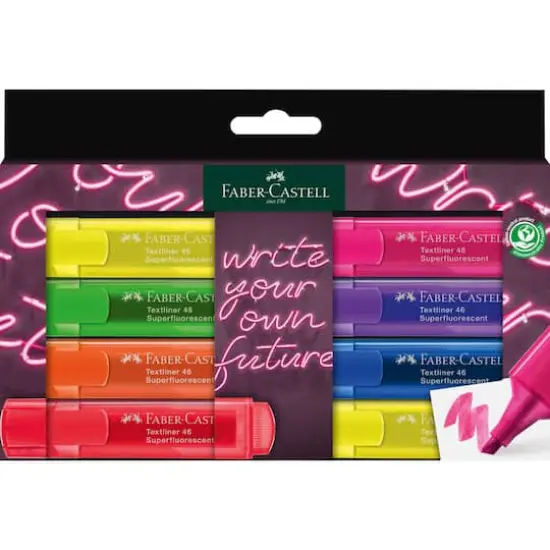 Faber-Castell&reg; 8 Color Textliner 46 Highlighters {1}