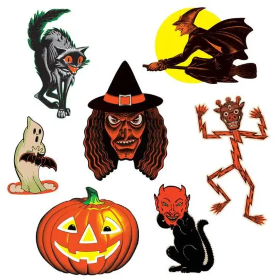Beistle Vintage Halloween Classic Cutouts {1}