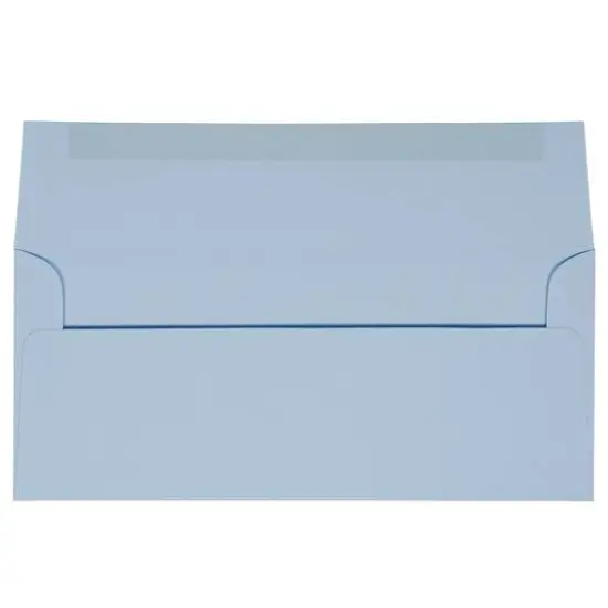 JAM Paper #10 Business Premium Straight Flap Envelopes, 50ct. Light Baby Blue {4}