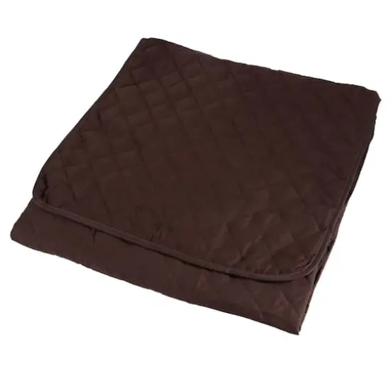 Home Details Reversible Quilted Furniture Chair Recliner Seat Protector Chocolate/Taupe {6}