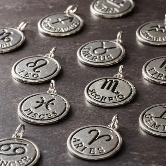 Rhodium-Colored Zodiac Charm Set by Bead Landing&trade; {3}