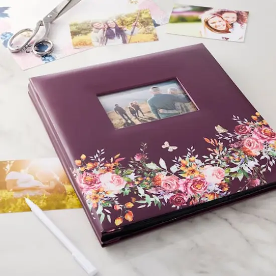 Purple Floral Photo Album by Recollections&reg; {3}