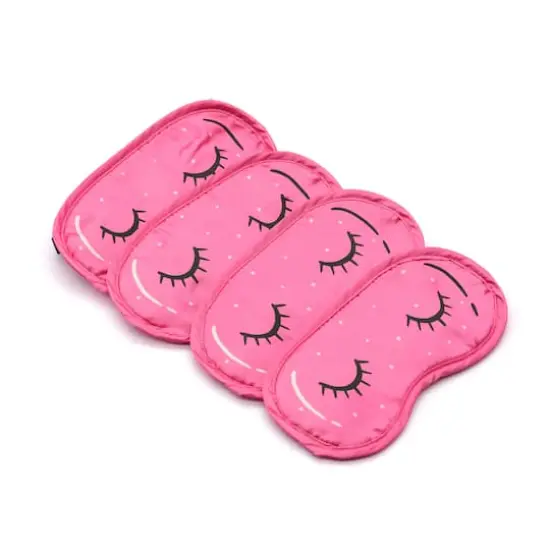 7" Pink Eye Masks, 4ct. by Celebrate It&trade; {1}