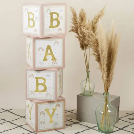Kate Aspen Boho Rainbow Baby Block Box Set, 4ct. {7}