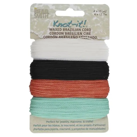 Beadsmith&reg; Knot-it!&trade; Waxed Brazilian Cord Ocean Dreams {1}