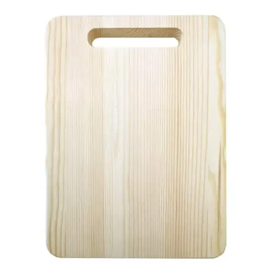 13" Unfinished Wood Cutting Board {1}
