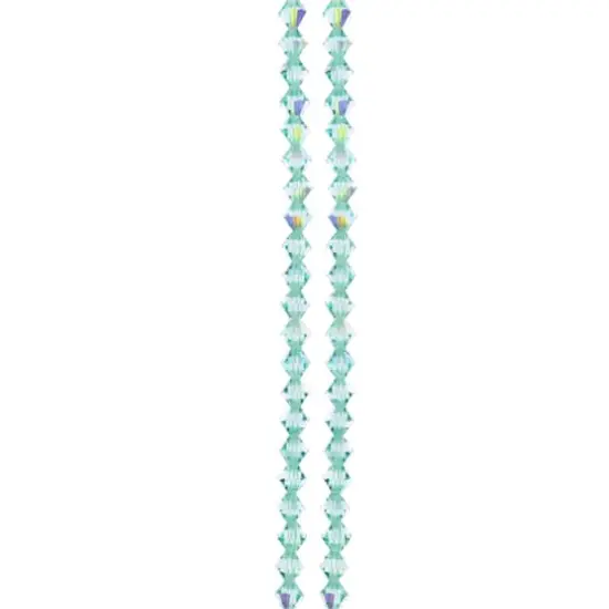 Preciosa Glass Crystal Bicone Beads, 6mm by Bead Landing&trade; Caribbean Sea AB {4}