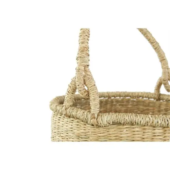 Hello Honey&reg; Handwoven Seagrass Baskets with Handles Set {5}