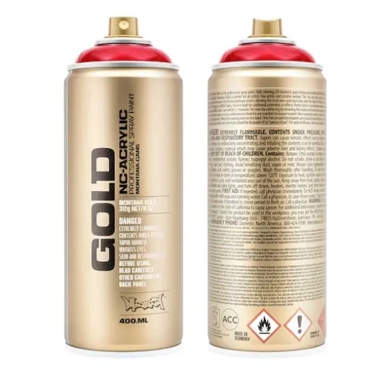 Montana&trade; Cans GOLD Transparent Spray Paint, 400mL T3040 Transparent Ketchup {1}