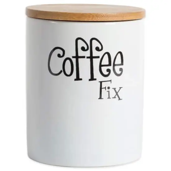 DII&reg; Coffee, Sugar & Tea Ceramic Canister Set White {7}