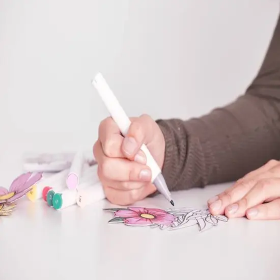 Faber-Castell&reg; Pop Up Coloring Wildflower Bunch Bouquet Kit {3}