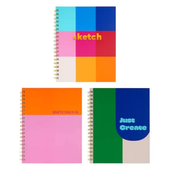 Assorted 8" x 10" Sketchbook, 1pc. by Fab Finds {1}