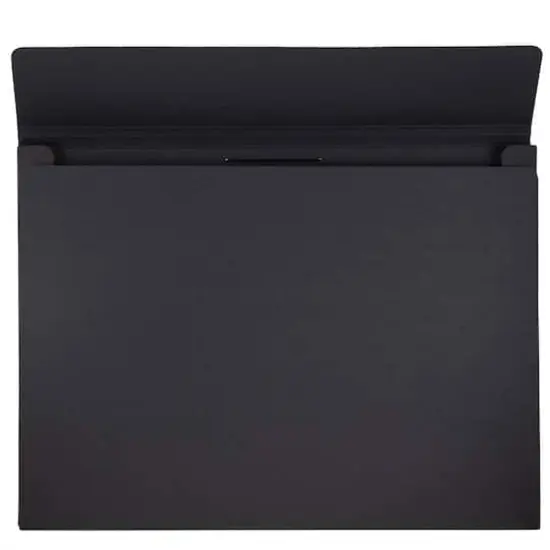 JAM Paper Black Kraft Portfolio with Elastic Closure 14.5" x 19.5" {4}