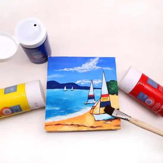 Acrylic Paint by Artist's Loft&trade;, 16.9oz. Primary Blue {4}