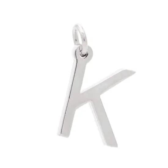 Sterling Silver Alphabet Charm by Bead Landing&trade; K {1}