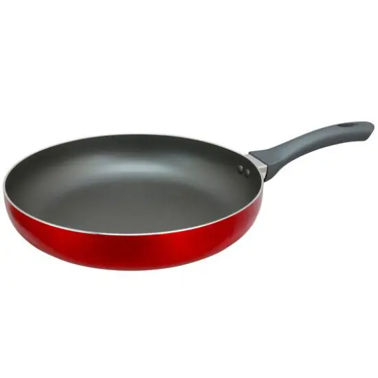 Oster Herscher 12" Translucent Red Frying Pan {1}