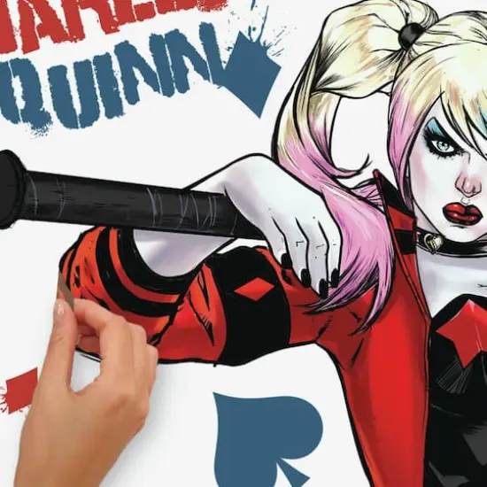 RoomMates Harley Quinn Peel & Stick Giant Wall Decals {7}
