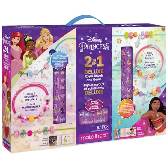 Make It Real&trade; Disney&reg; Princess 2-in-1 Deluxe Royal Jewels & Gems Kit {1}