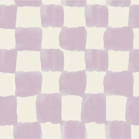 RoomMates Mr. Kate Tess Watercolor Soft Checker Peel & Stick Wallpaper Lavender {2}