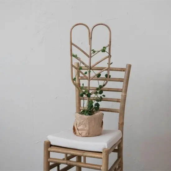 Hello Honey&reg; 27.5" Natural Handmade Rattan Trellis {4}