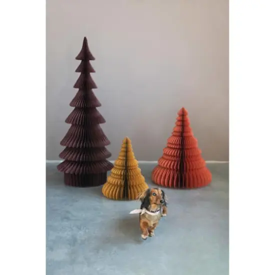 Hello Honey&reg; 18" Mustard Yellow Paper Honeycomb Tree {3}