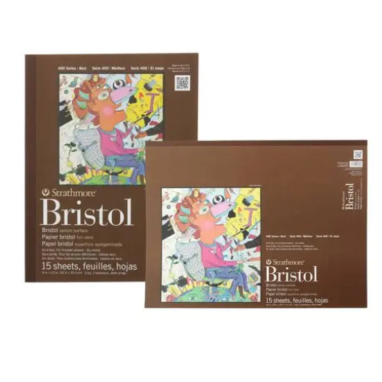 Strathmore&reg; 400 Series Bristol Vellum Paper Pad {1}
