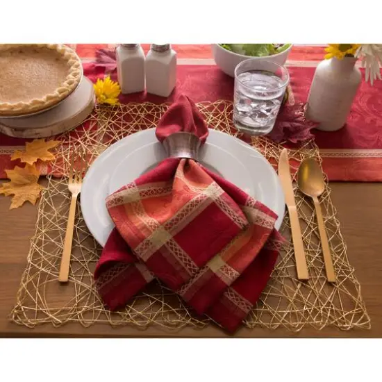 DII&reg; 72" Harvest Wheat Jacquard Table Runner {5}