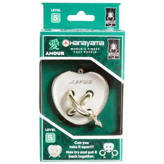 Hanayama Amour Level 5 Cast Puzzle {3}