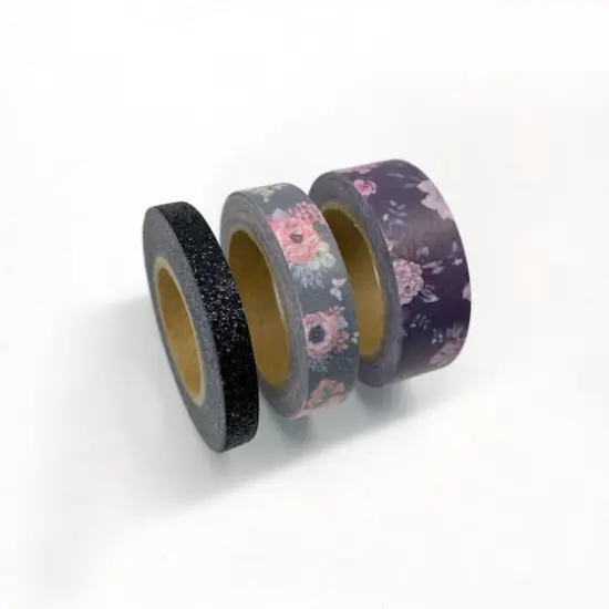 Dark Floral Washi Tape Set by Recollections&trade; {3}