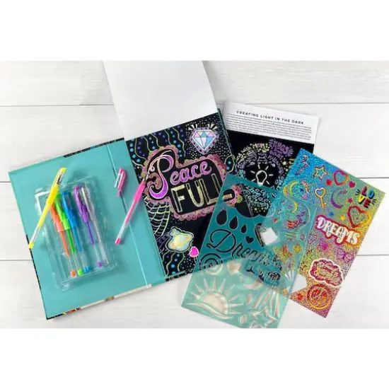 Bright Stripes Sparkling Aspirations Art Journal {3}