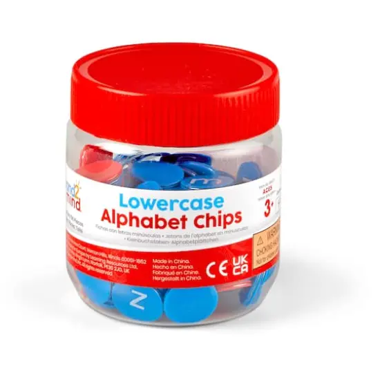 Hand2mind&reg; Lowercase Alphabet Chips Set, 6ct. {1}