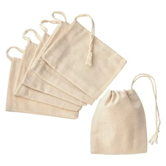 Celebrate It&trade; Occasions&trade; Muslin Favor Bag, 12 Pack {1}