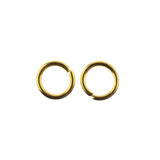 John Bead Must Have Findings 5mm Round Jump Ring, 178ct. Gold {4}