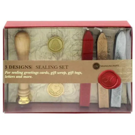 Manuscript 3 Design Wax Sealing Set {1}