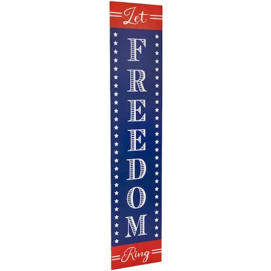 36" Let Freedom Ring Patriotic Wall Sign {4}