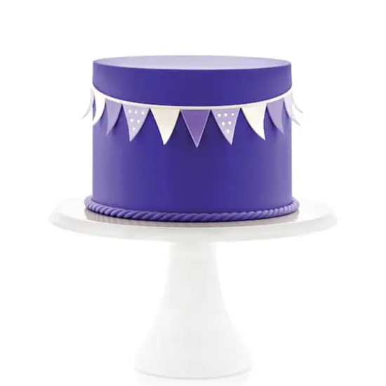 Satin Ice&trade; Vanilla Fondant, 2lb. Purple {6}