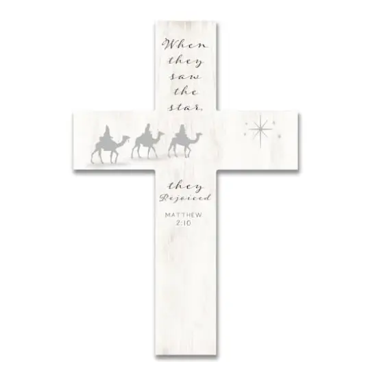 Wise Men 11" x 16" Wood Cross {1}