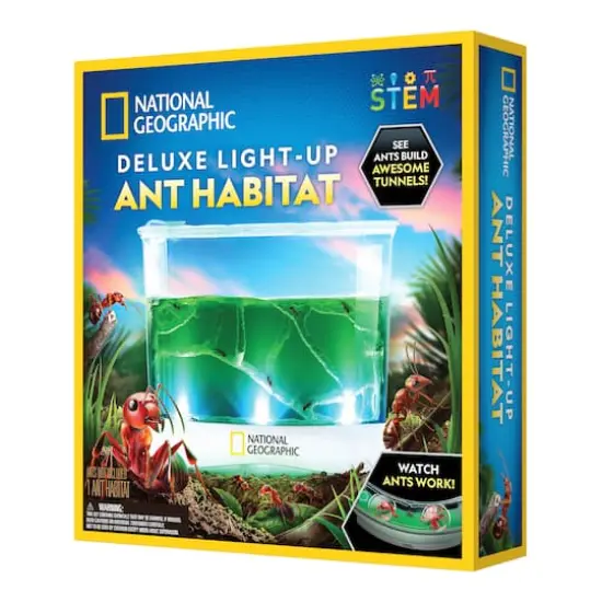 National Geographic Deluxe Light-Up Ant Habitat Kit {3}