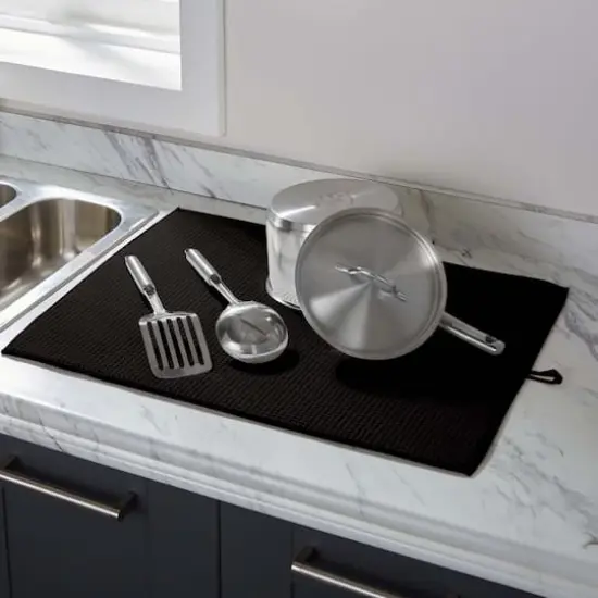 Kitchen Details Jumbo Black Drying Mats, 2ct. {5}