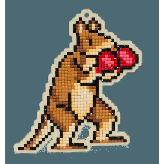 Crafting Spark Kangaroo Diamond Painting Kit {1}