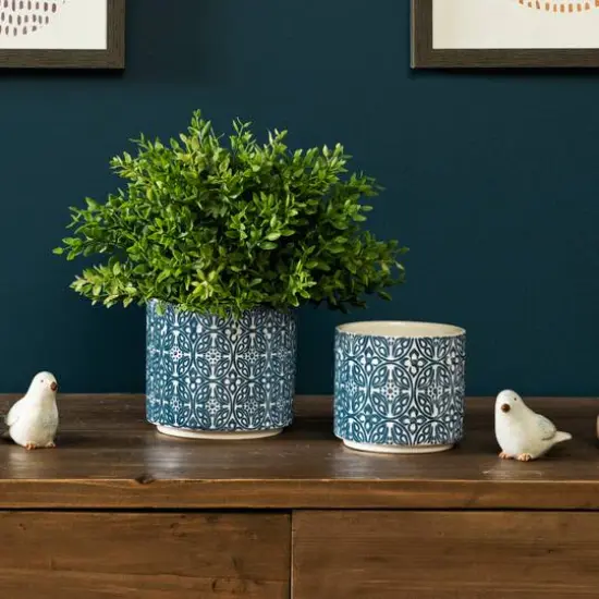 Decorative Ceramic Pot Set {4}