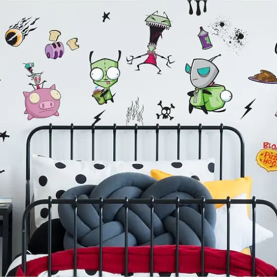 RoomMates Invader Zim Peel & Stick Wall Decals {4}