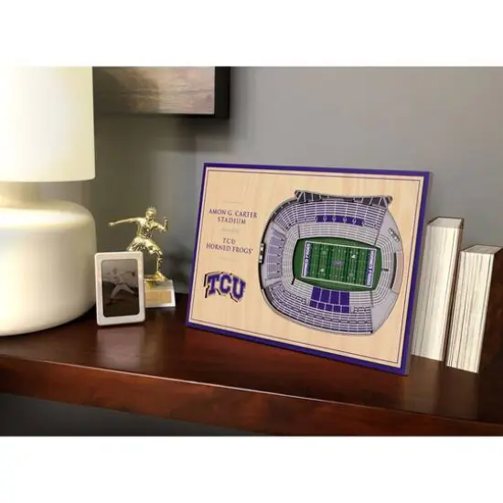 NCAA 3D StadiumViews Desktop Display TCU Horned Frogs {4}