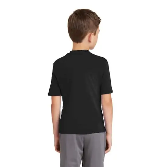 Port & Company® Youth Performance Blend T-Shirt Jet Black {6}