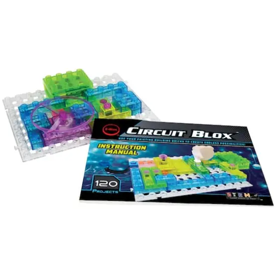 E-Blox&reg; Circuit Blox&trade; 120 Project Circuit Board Building Block Set, 49 Pieces {3}