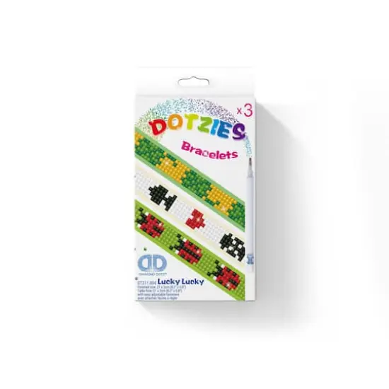 Diamond Dotz&reg; Beginner Lucky Lucky DOTZIES Diamond Painting Artwork Kit {3}