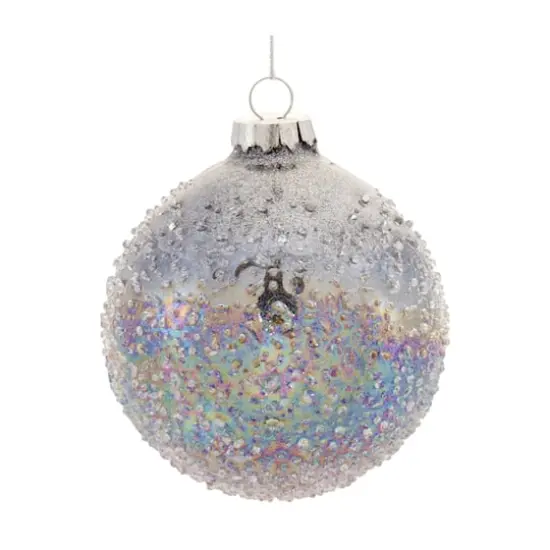 12ct. Textured Iridescent Glass Ball Ornaments {5}